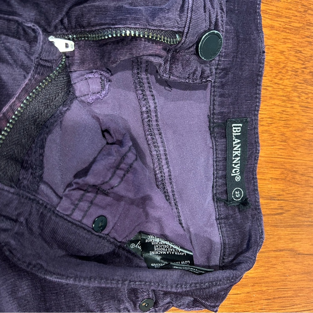 BlankNYC Purple Corduroy Pants